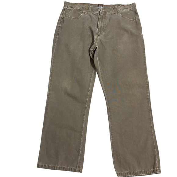 Men's RedHead canvas Pants, Olive, 38x30 - Picture 1 of 8